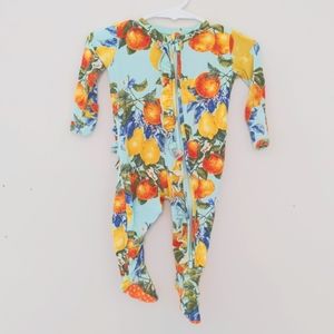 Posh Peanut 0-3 month pajamas onesie footie